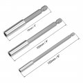 Uxcell 2 Sets 1 4 Inch Hex Shank By Magnetic Bit Holder Extension Quick Release Screwdriver Drill Power Tool 75 100 150mm