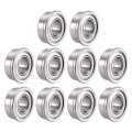 Fr188zz Flanged Ball 4 X 1 2 3 16 Double Metal Shielded Gcr15 Chrome Steel Flange Rip Bearings 10pcs 
