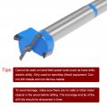 Uxcell Forstner Drill Bits 15mm Tungsten Carbide Wood Hole Saw Auger Opener Woodworking Hinge Drilling Boring Bit Cutter Blue