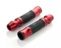 2 X 7 8 22mm Motorcycle Universal Cnc Aluminum Soft Rubber Grips Handlebar Red Fit For Honda Cb919 2002 2003 2004 2005 2006