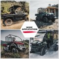 Kemimoto Utv Bench Seat Cover With Back Compatible Kawasaki Mule 4000 4010 3000 3010 3020 2001-2023