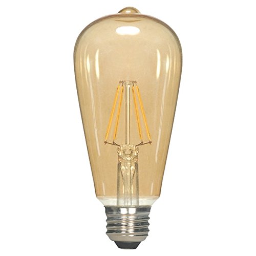 Pack Of 6 Satco S9578 4 5st19 Amb Led E26 23k 120v Light Bulb