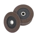 10 Pack 40 Grit Flap Discs 7 In Type 29 For Metal Grinding 8500 Rpm Max Fiberglass Backing Plate Weld Blending And Rust Paint 