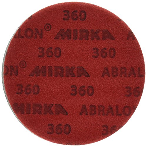 Mirka 8a-241-360 Abralon 6 360 Grit Foam Backed Velcro Hook Loop Polishing Buffing Discs 8a-203-360 Box Of 20