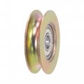 Uxcell Sliding Door Roller U Groove 8mm Shaft Hole 40mm Diameter 8 1mm Width Bearing Steel Pack Of 2