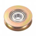 Uxcell Sliding Door Roller U Groove 8mm Shaft Hole 40mm Diameter 8 1mm Width Bearing Steel Pack Of 2
