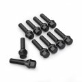 10pcs Extended Lug Bolts 12x1 5 39mm Shank Not Oem Length Cone Seat Compatible With Bmw 128i 135i 318i 320i 325i 328i 335i M3