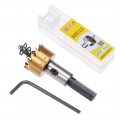 Uxcella 22 5mm Hss Drill Bit Hole Saw Stainless High Speed Steel Metal Alloy