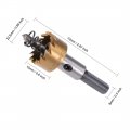 Uxcella 22 5mm Hss Drill Bit Hole Saw Stainless High Speed Steel Metal Alloy