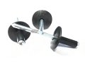 Racer S Speed Shop Flat Black 3 16 Rivet Large Flange Aluminum Head Steel Mandrel Blind Pop Rivets 250 Pk 
