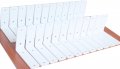 24 Pack White L 5 X H 4 W 1 5mm Thick Shelf Bracket Irons Metal Industrial Modern Bracket Decorative Shelving Supports 