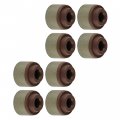 8x Valve Stem Seal For Kawasaki Versys 650 2007 2020 Part Number 92049 1349 Brown Plastic Round Seals