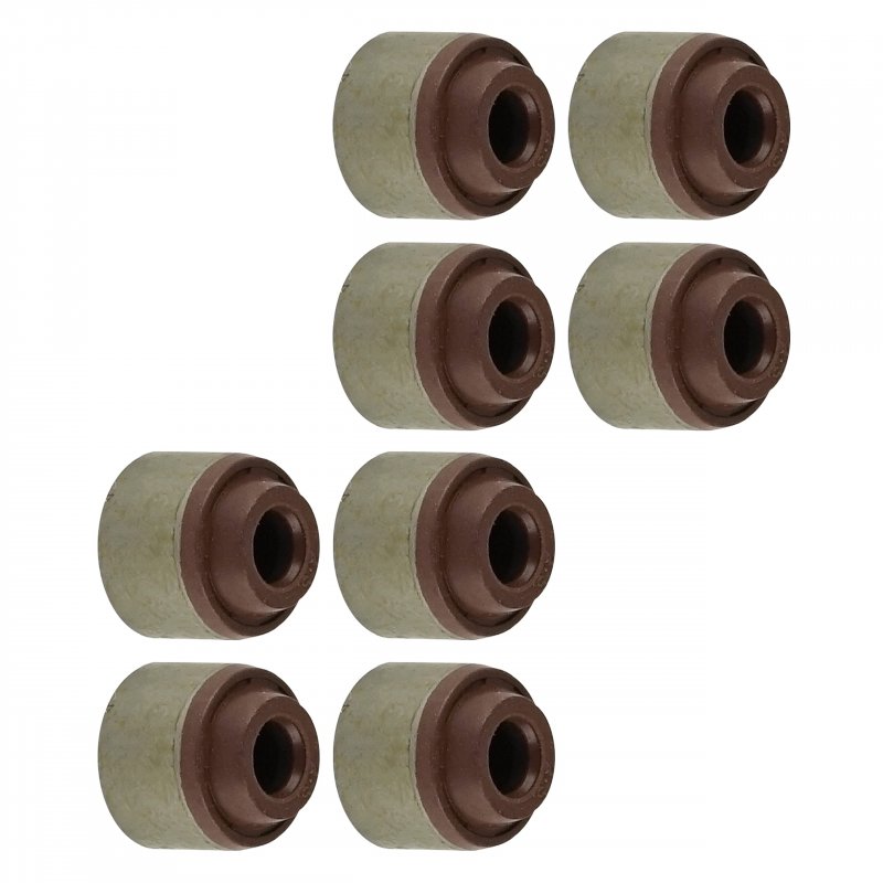 8x Valve Stem Seal For Kawasaki Versys 650 2007 2020 Part Number 92049 1349 Brown Plastic Round Seals