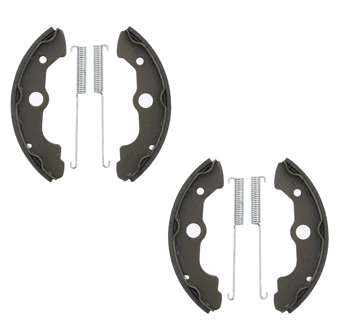 Front And Rear Brake Shoes For Honda Rancher 350 Trx350te Trx350 Es 2000 Semi Metallic Compound Shoe Set