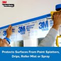 3m Hand Masker Advanced Masking Film 8 Rolls 48 In X 180 Ft Static Cling Keeps Place Prevents Liquids From Bleeding Through