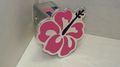 Hibiscus Hitch Cover Flower Hitchcover Pink 