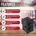 Cargo And Fog Lamp Switch Replaces D7096c 15143597 1s14820 15076588 Compatible With Chevy Gmc Cadillac Vehicles Silverado 2500