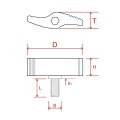 M4x14mm Screws With Handle Thumbs Male Threading Rotating Knob Adjustable Screw Screw Wing 2pcs Blacm Screws With Handle Thumbs