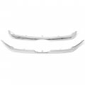 Hecasa Front Upper Central Grille Trim Compatible With 2011-2014 Ford Edge Replacement For Bt4z-8200-c Bt4z-8200-d Chrome