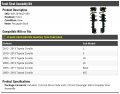 Front Strut And Coil Spring Assembly Set Of 2 Compatible With 2009-2013 Toyota Corolla Japan Built Models Only