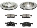 Rear Ceramic Brake Pads And Rotor Kit Compatible With 2003-2006 Ford Expedition