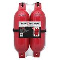 Extreme Max 3006 7447 Boattector Fender Value 2-pack 6 X 22 Bright Red 