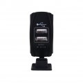 Car Dc 12v-24v Blue Led Dual Usb Carling Arb Rocker Switches 5v 3 1a