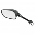 Matte Black Left Side Replacement Mirror For Kawasaki Ex650 2006 To 2009 Model 20-43032 