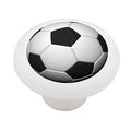 Soccer Ball Decorative High Gloss Ceramic Drawer Knob 