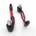 Semt- Adjustable Angel Length Red Black Cnc 22mm Protector Proguard Pro Brake Clutch Levers Protect Guard Compatible With