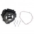 Smt Moto- Motorcycle Black Left Engine Stator Cover See Through For 2003-2006 Cbr 600rr W Gasket