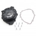Smt Moto- Motorcycle Black Left Engine Stator Cover See Through For 2003-2006 Cbr 600rr W Gasket