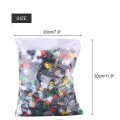 Qiilu 1000pcs Universal Bumper Fender Trim Panel Shield Engine Cover Retainer Fastener Rivet Push Clips 30 Types