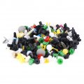 Qiilu 1000pcs Universal Bumper Fender Trim Panel Shield Engine Cover Retainer Fastener Rivet Push Clips 30 Types