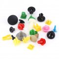 Qiilu 1000pcs Universal Bumper Fender Trim Panel Shield Engine Cover Retainer Fastener Rivet Push Clips 30 Types