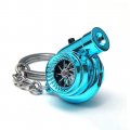 Boostnatics Rechargeable Electric Turbo Keychain W Sounds Led Blue 