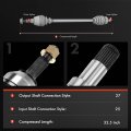 A-premium Pair 2 Front Cv Axle Shaft Assembly Compatible With Subaru Legacy 2015-2019 H6 3 6l Outback Tribeca 2008-2014 B9