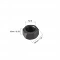 Uxcell Hex Nuts M18x2 5mm Metric Coarse Thread Hexagon Nut Carbon Steel Pack Of 4 Black