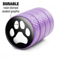 Paw Print Dog Cat White On Black Tire Rim Wheel Aluminum Valve Stem Caps