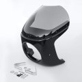 Green-l Universal Motorcycle 7 Cafe Racer Headlight Fairing With Windshield Screen Set 