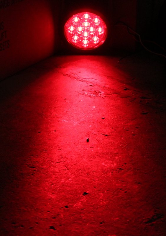 14 Pack Red 4 In Round Led Stop Turn Tail Lights For Trucks And Trailers Includes Grommets Plugs Dot Sae Approved