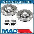 Front Brake Disc Rotors Ceramic Pads Replacement Part For 2011-2014 Vw Volkswagen Jetta Sedan With 280mm Call Customer 