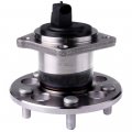 Ocpty New Wheel Hub Bearings Rear Axle 5 Lugs With Abs Compatible For 1998-2003 Toyota Sienna Oe 512041 Pack Of 1