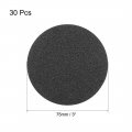 Uxcell 3 Inch Wet Dry Sanding Discs 60 Grit Hook And Loop Sandpaper Electrostatic Sand Planting Silicon Carbide 30pcs