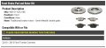 Front Semi Metallic Brake Pads And Rotor Kit Compatible With 2010-2013 Ford Transit Connect