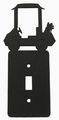 Golf Cart Single Light Switch Plate Cover 