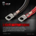 Remote Battery Terminals Relocation Kit With 4 Gauge Cables And Mounting Bracket For Maverick X3 Rzr Utv Atv Truck Rv Tractor