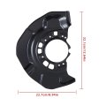 2 Pcs Front Brake Dust Shield Set Replacement For 47782-06110
