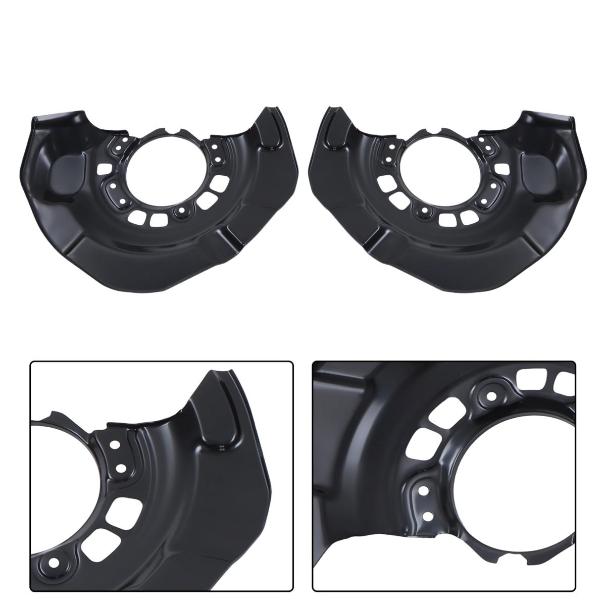 2 Pcs Front Brake Dust Shield Set Replacement For 47782-06110