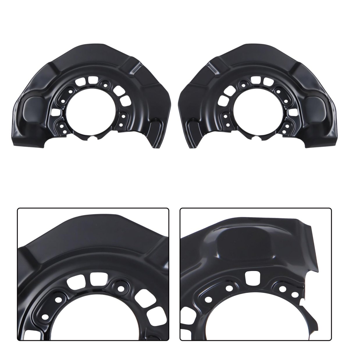 2 Pcs Front Brake Dust Shield Set Replacement For 47782-06110